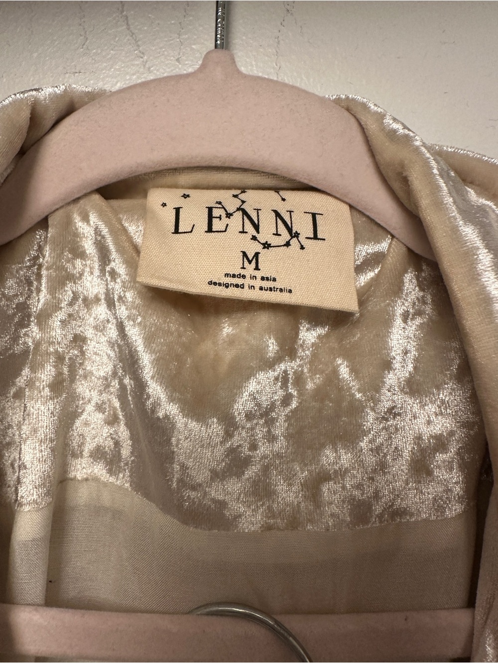 Lenni Crushed Velvet Embellished Two-Piece Set - Picture 3 of 5